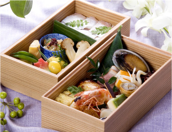 折詰二段弁当